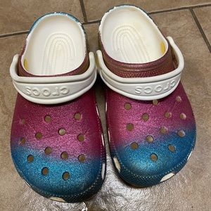 Glitter crocs
